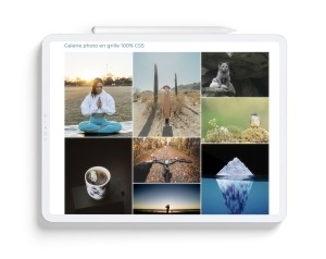 Galerie photo responsive full CSS