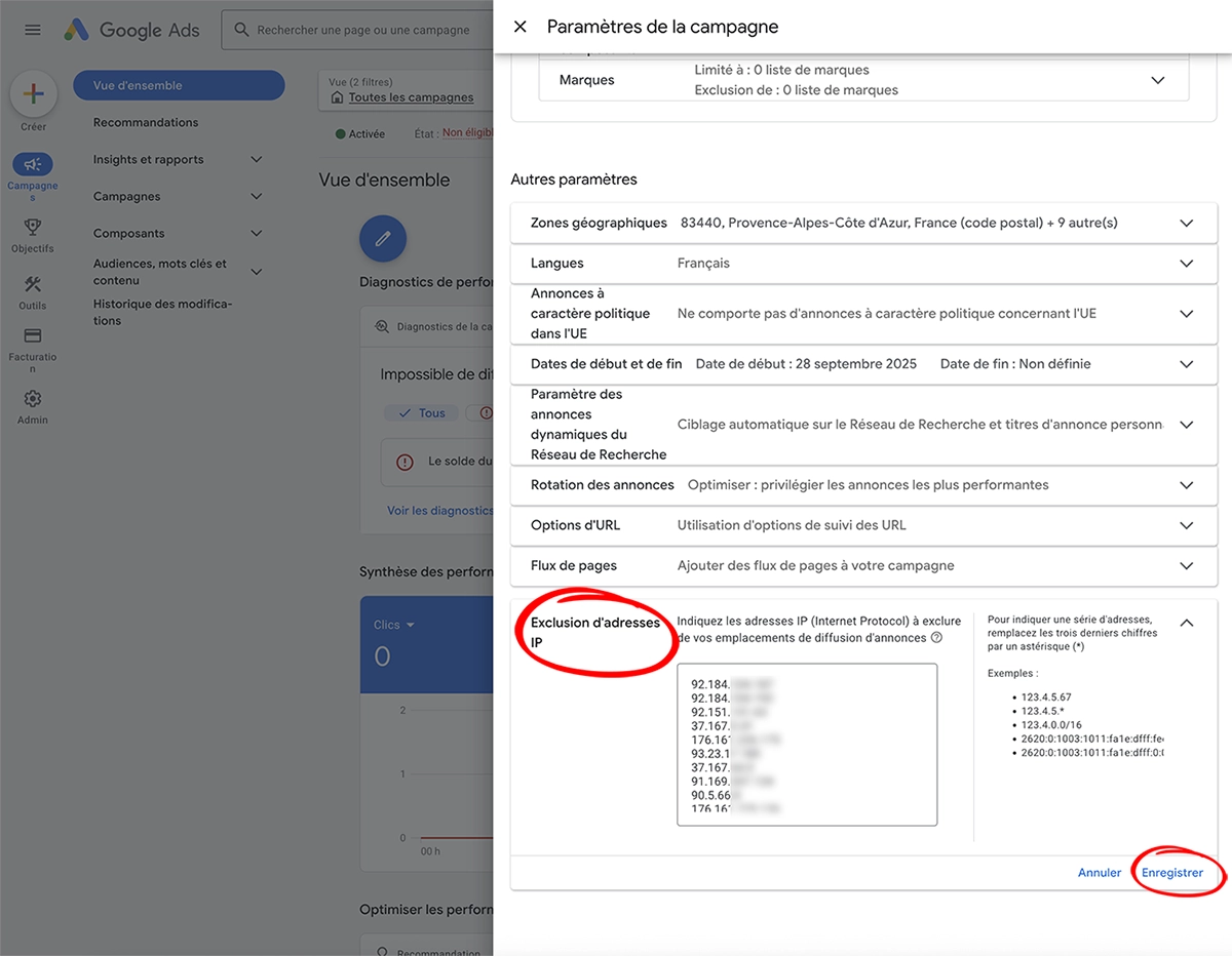 D&eacute;tecteur de faux clics Google ADS